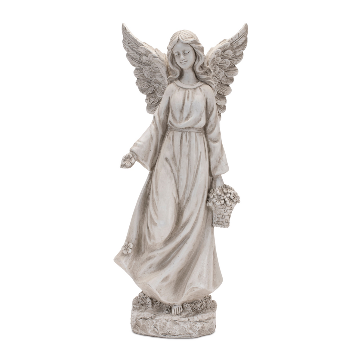 Floral Angel Statue (Set of 3) -Ship Only