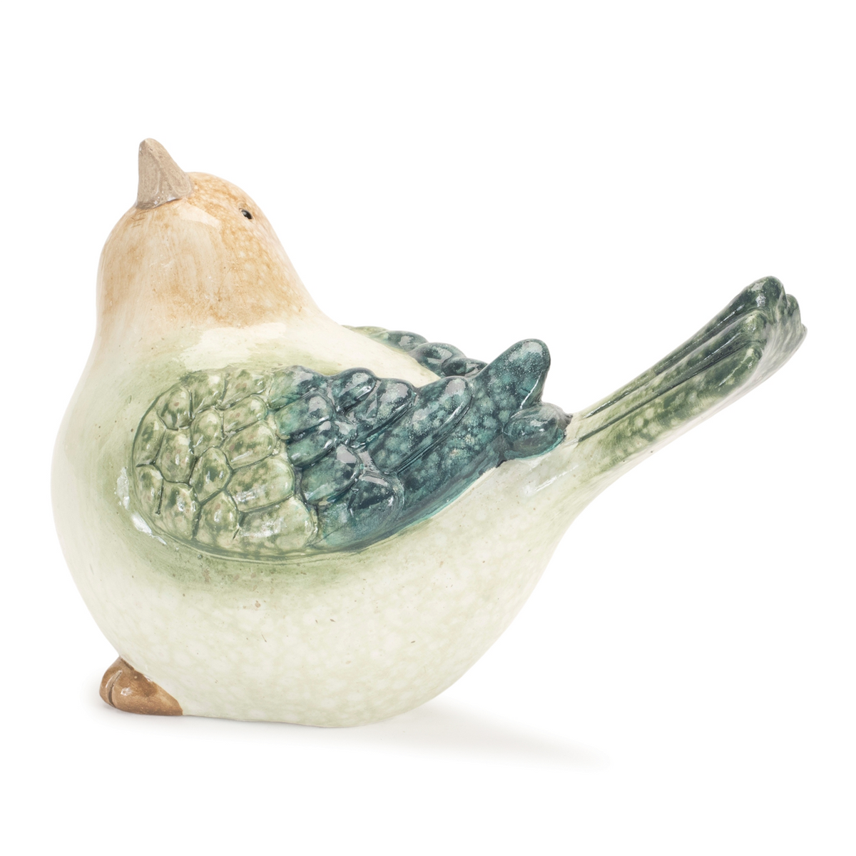 Terra Cotta Bird Figurine (Set of 4) -Ship Only