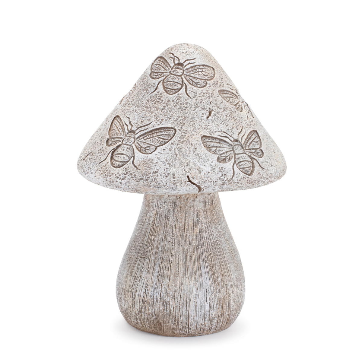 Bumble Bee and Butterfly Print Mushroom (Set of 2) -Ship Only
