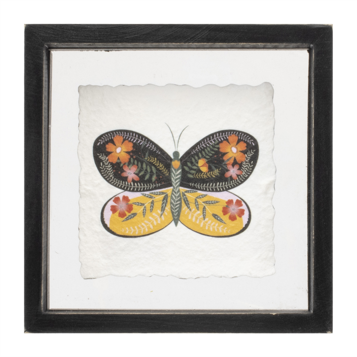 Framed Butterfly Block (Set of 2) -Ship Only