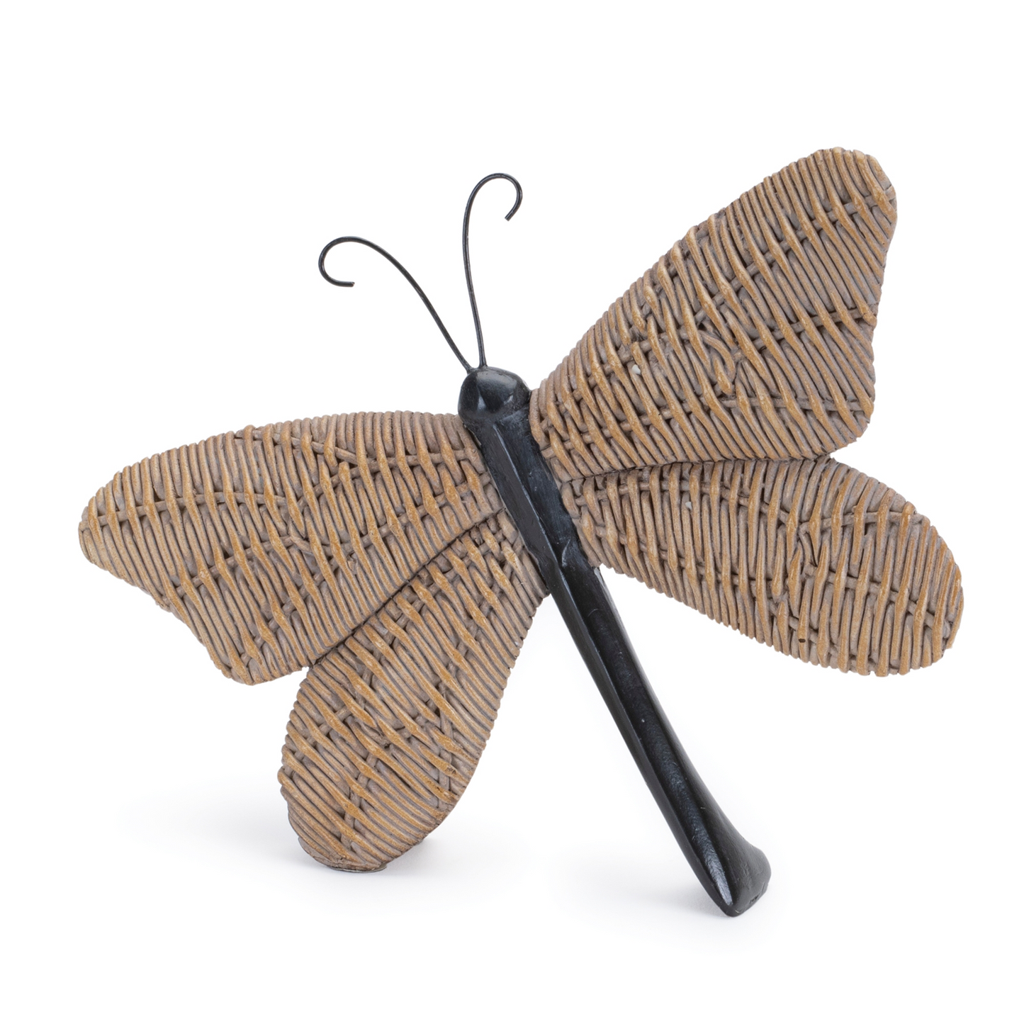 Wicker Design Butterfly and Dragonfly Shelf Sitter (Set of 4) -Ship Only
