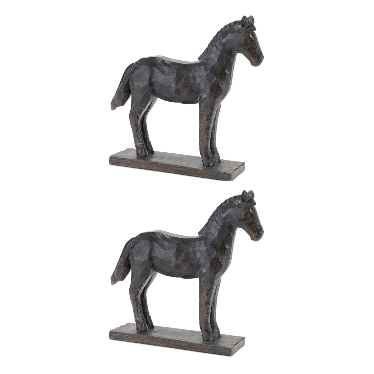 Standing Horse with Base (Set of 2) -Ship Only