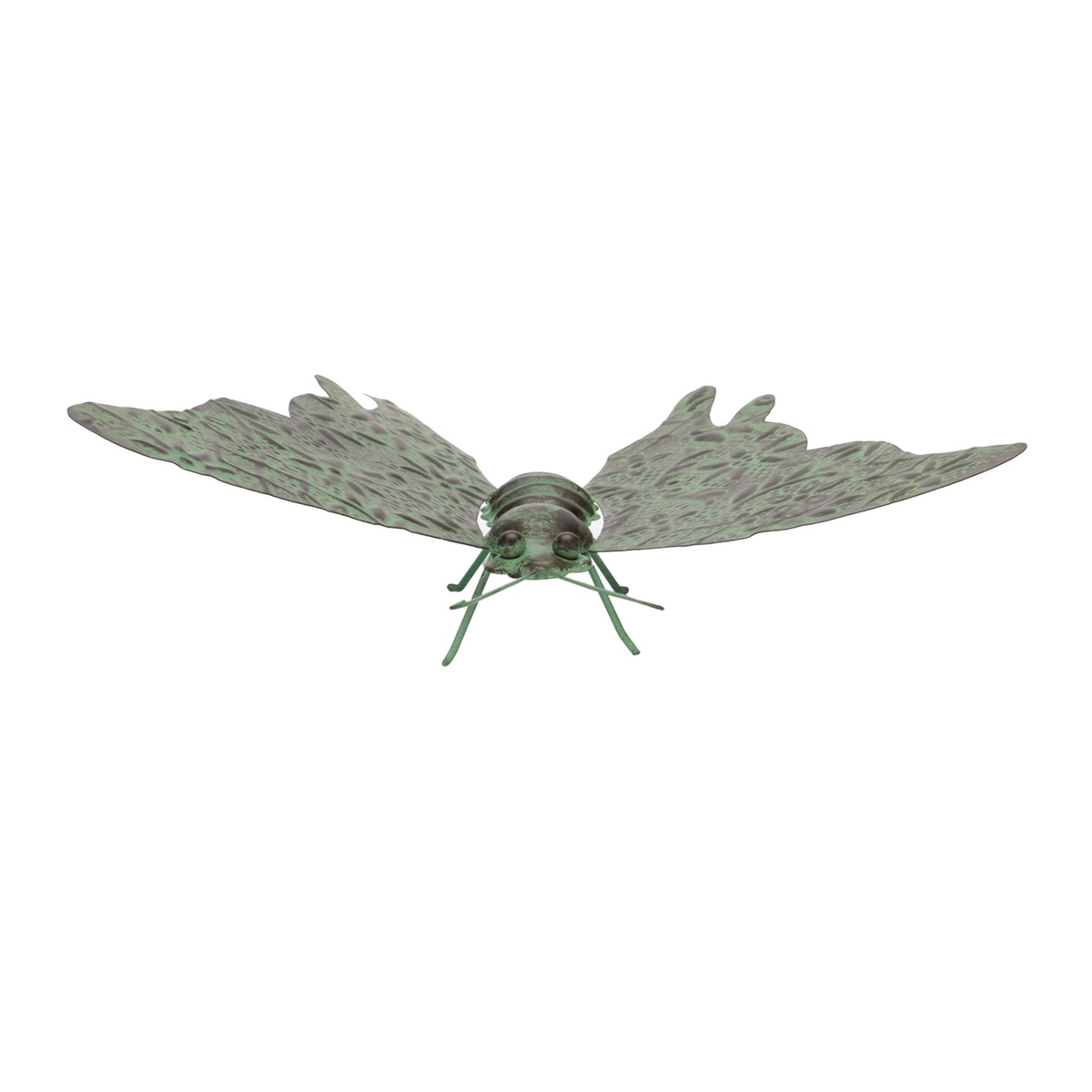 Iron Metal Butterfly Garden Accent 12.5"L -Ship Only