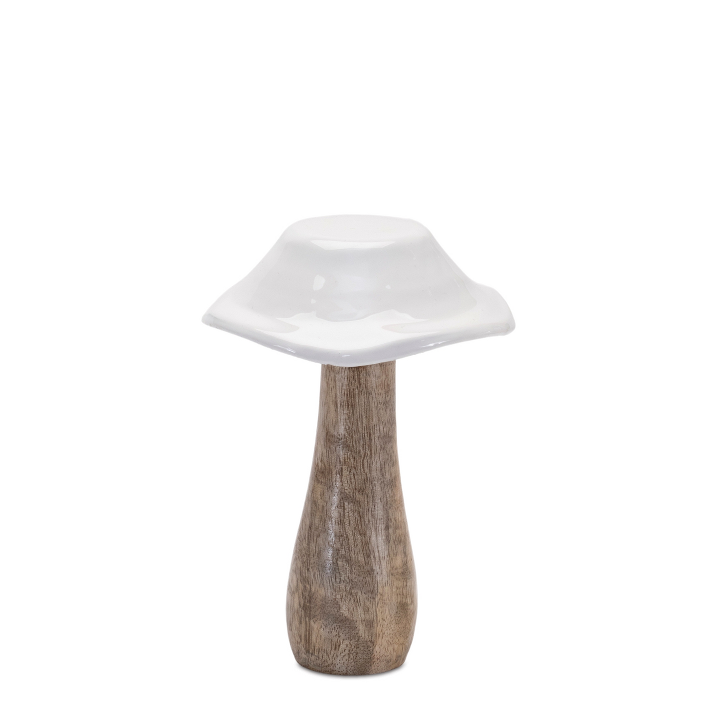Wood Mushroom Decor (Set of 4) -Ship Only