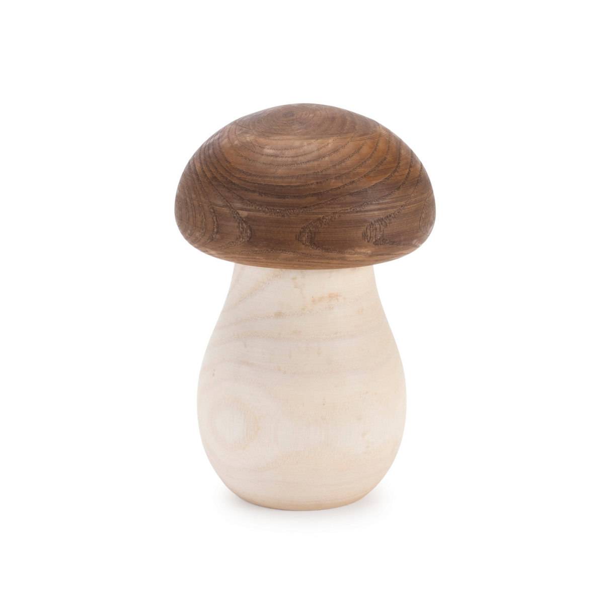 Mushroom Box (Set of 2) 5"H, 6.5"H Wood -Ship Only