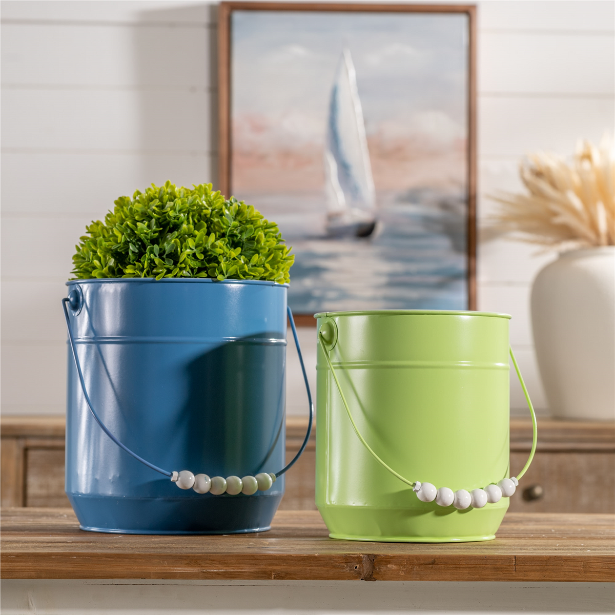 Orb (Set of 2) 7.5”D Plastic -Ship Only