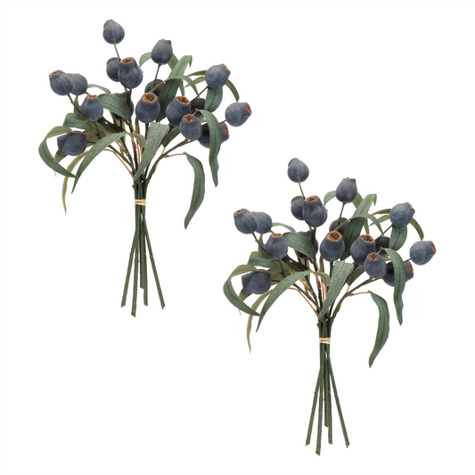 Blue Pod Foliage Bundle (Set of 2) -Ship Only