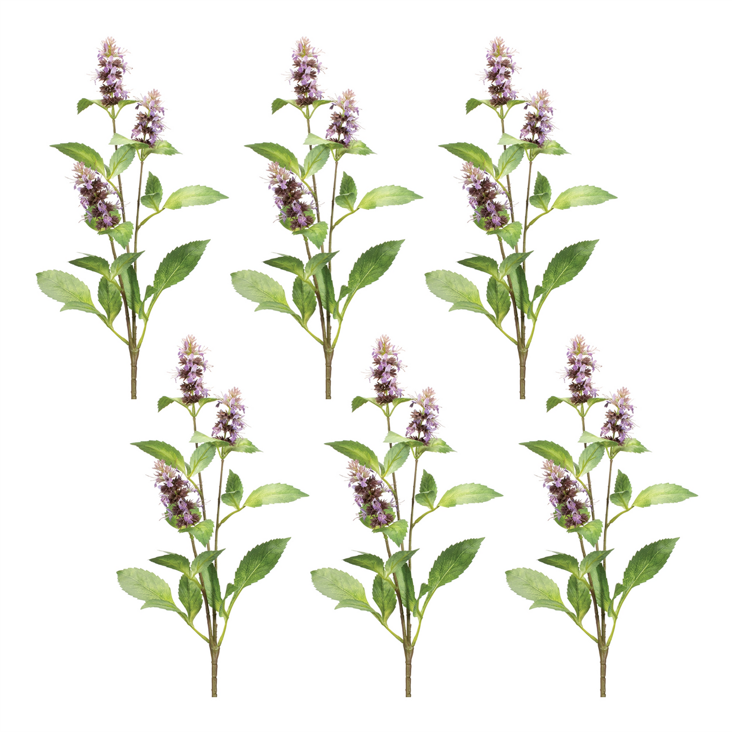 Buddleia Floral Stem (Set of 6) -Ship Only