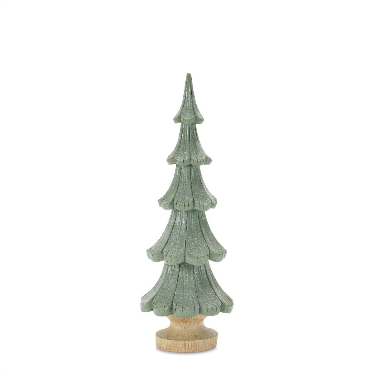 Glittered Pine Tree (Set of 3)
