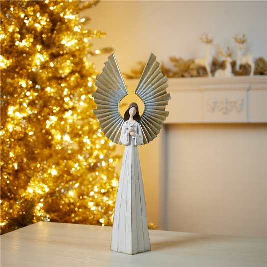 Holiday Angel Statue 24.5"H -Ship Only