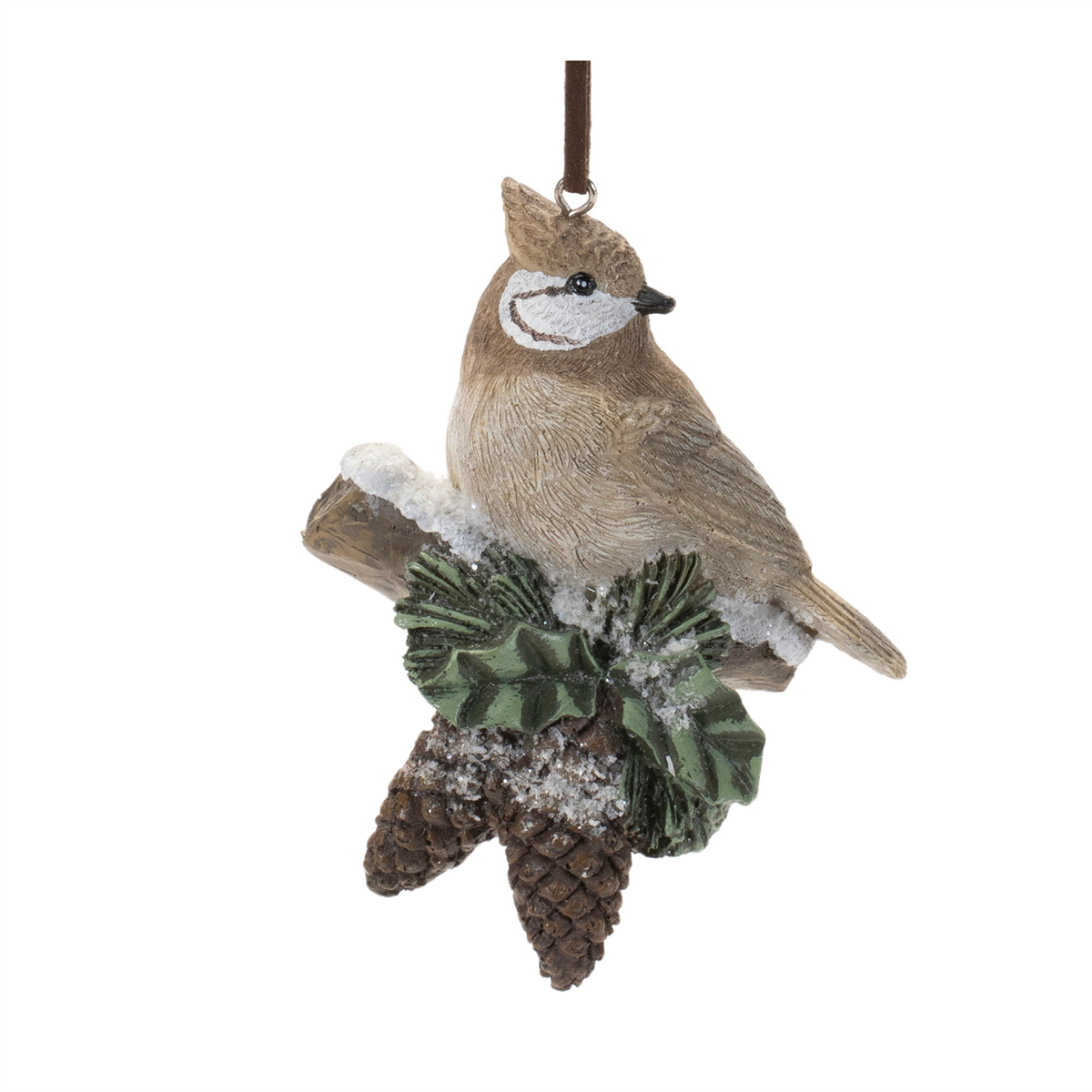 Cardinal and Owl Ornament (Set of 12) 4”H Resin -Ship Only