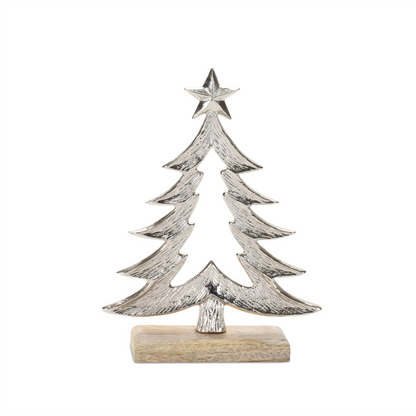 Tree (Set of 2) 8"H, 10"H Aluminum