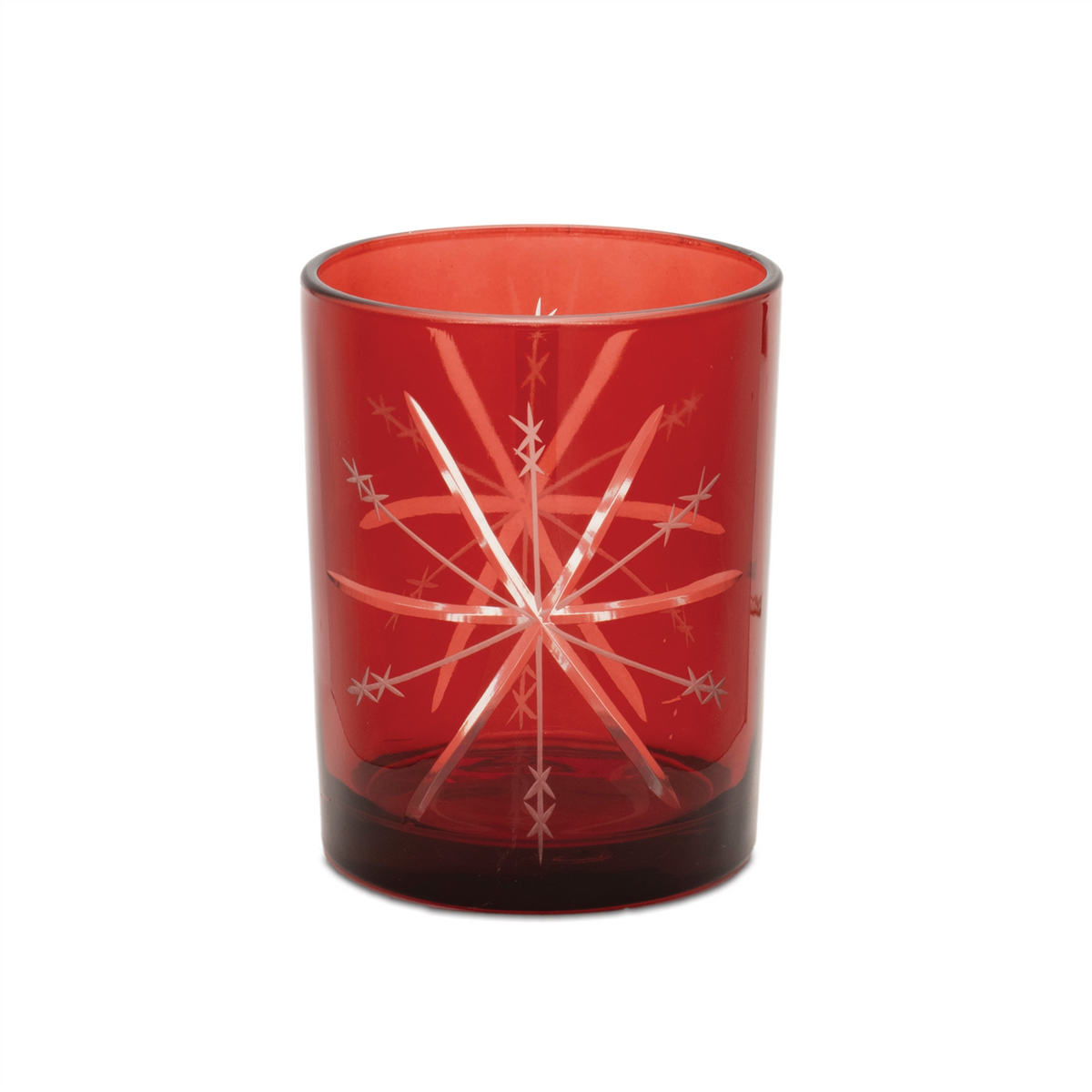 Candle Holder (Set of 2) 4.5"H, 6.5"H Glass -Ship Only
