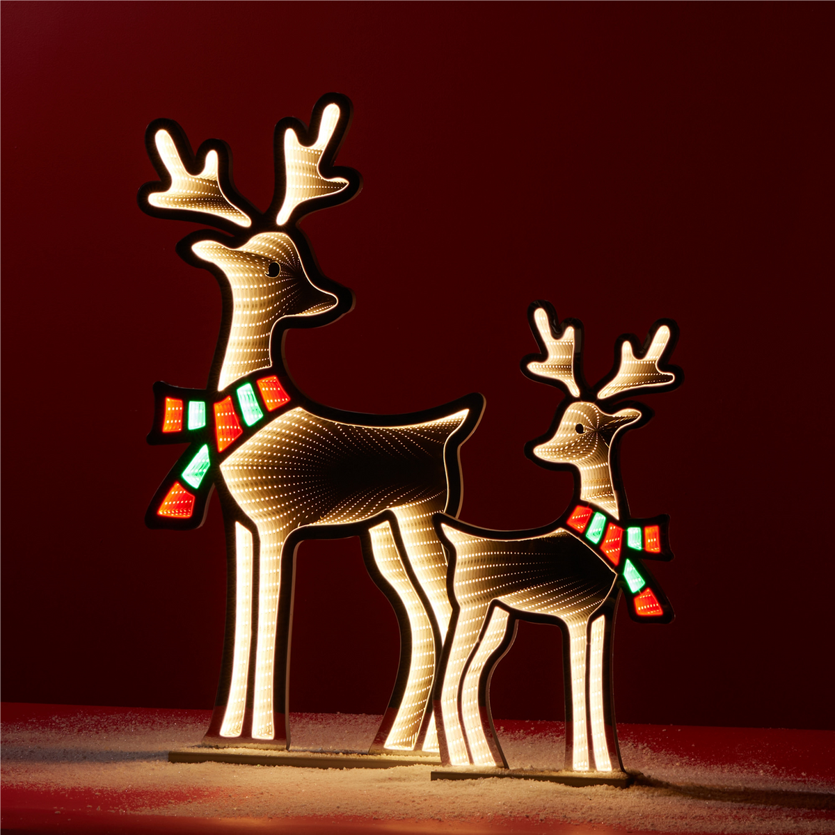Deer with Scarf Ekkolight 23.5"H -Ship Only