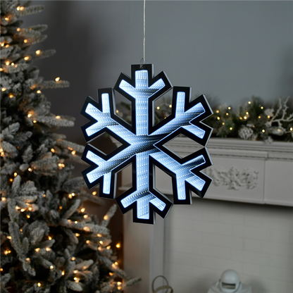 Holiday Snowflake Ekkolight 15.75"H
