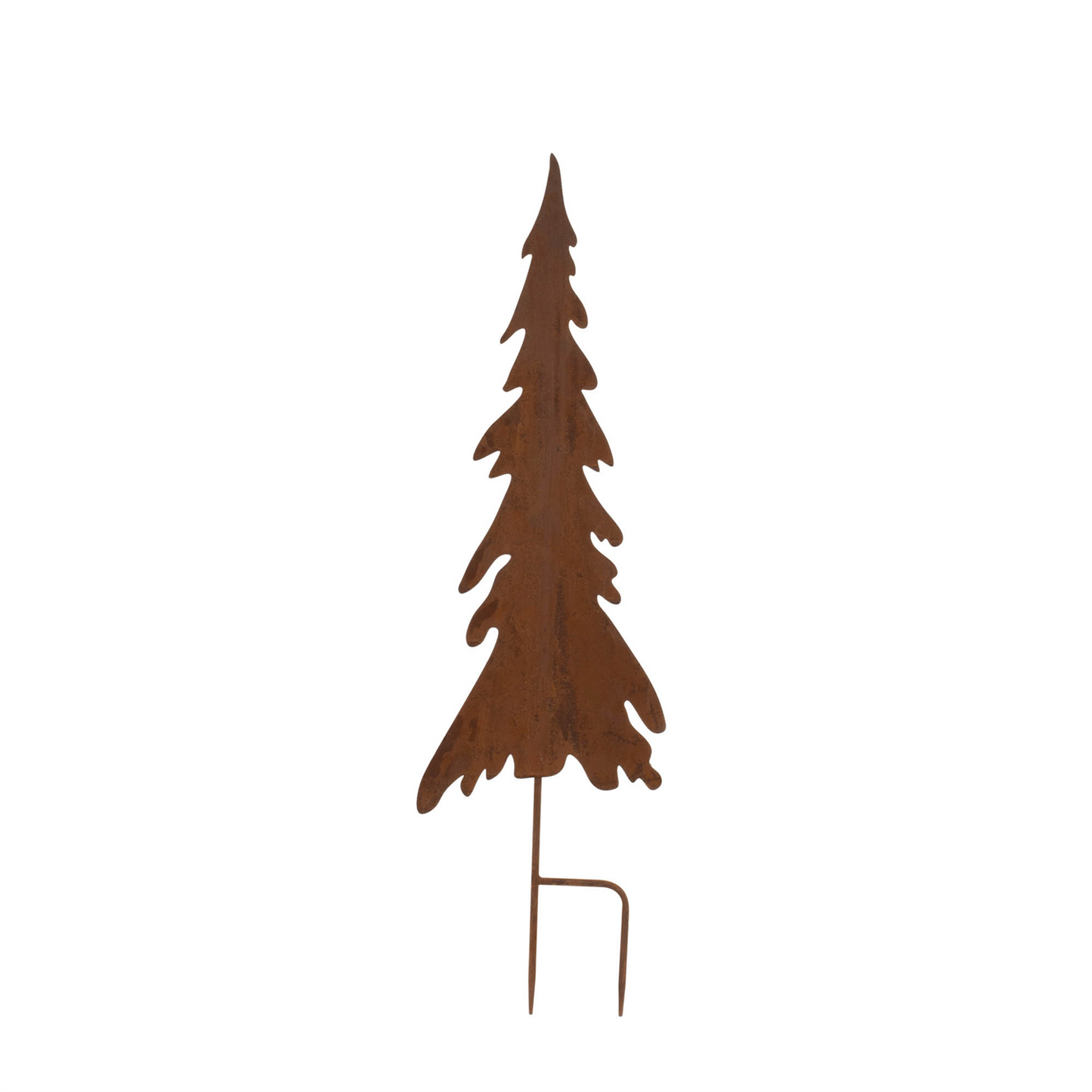 Rusted Iron Pine Tree Stake (Set of 3) -Ship Only