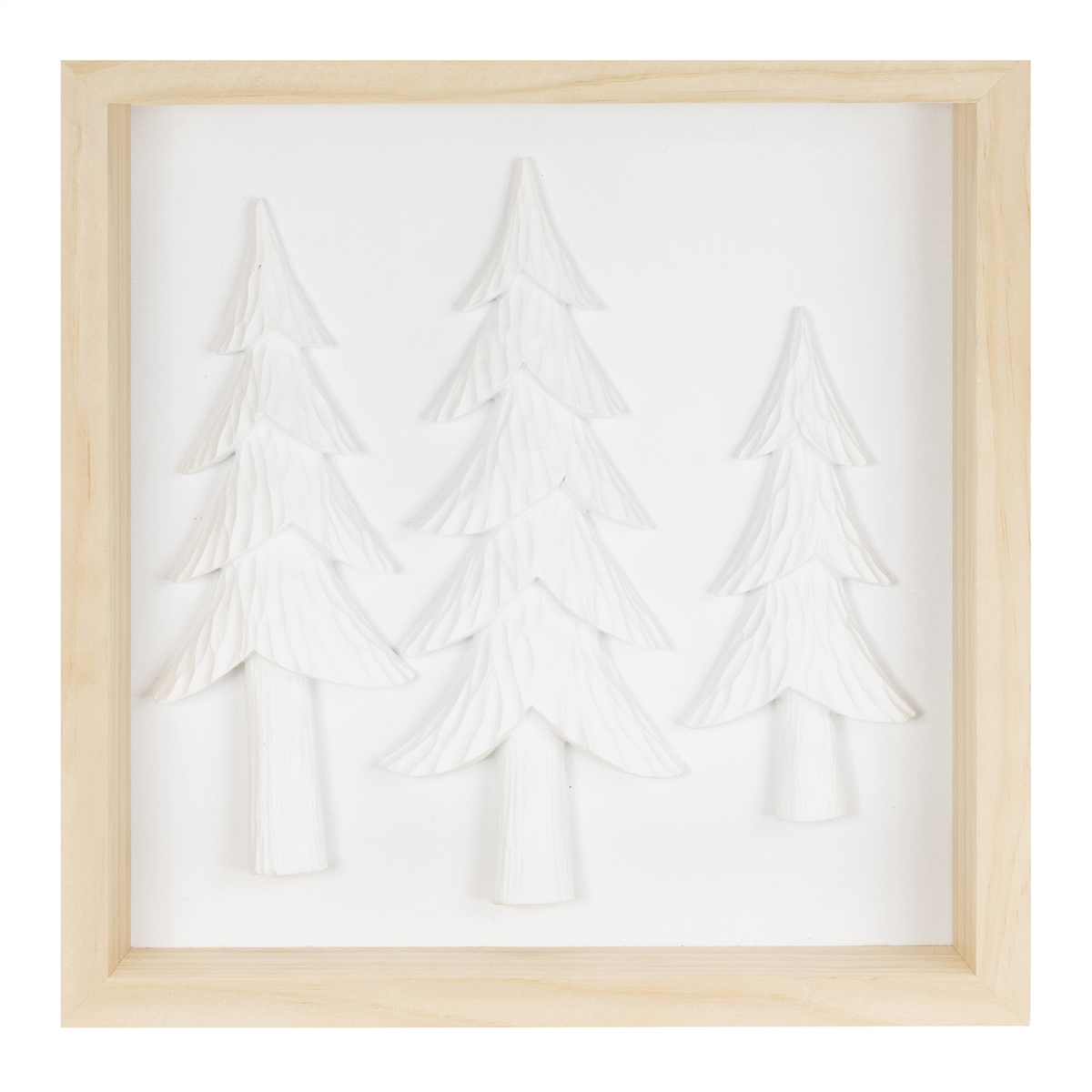 Framed Holiday Deer and Tree Artwork (Set of 2)