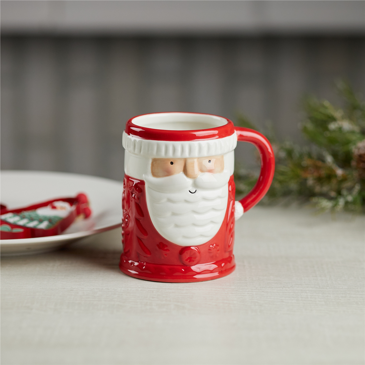 Santa Coffee Mug (Set of 2) -Ship Only