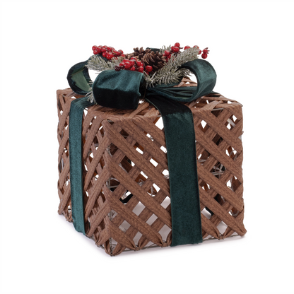 LED Woven Packages with Bow Arrangement (Set of 3)