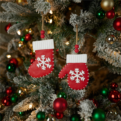 Mitten & Stocking Ornaments – Set of 12