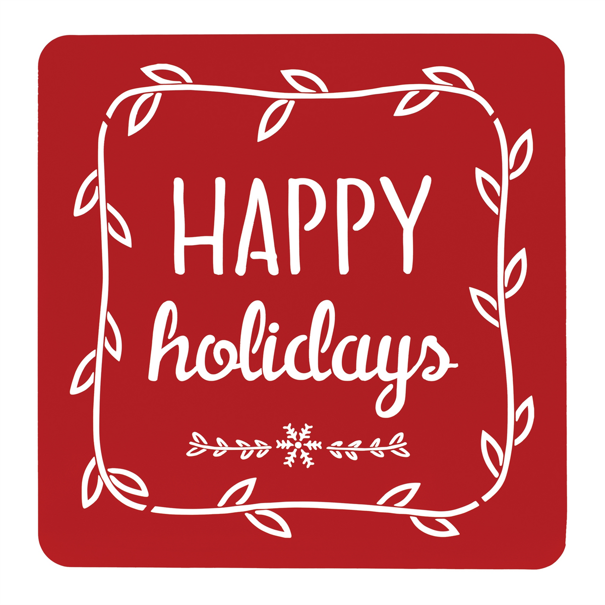 Cut Metal Holiday Sentiment Sign (Set of 2) -Ship Only