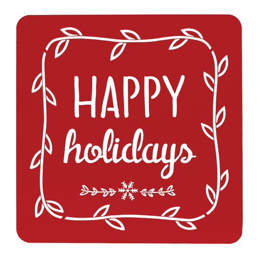 Cut Metal Holiday Sentiment Sign (Set of 2) -Ship Only