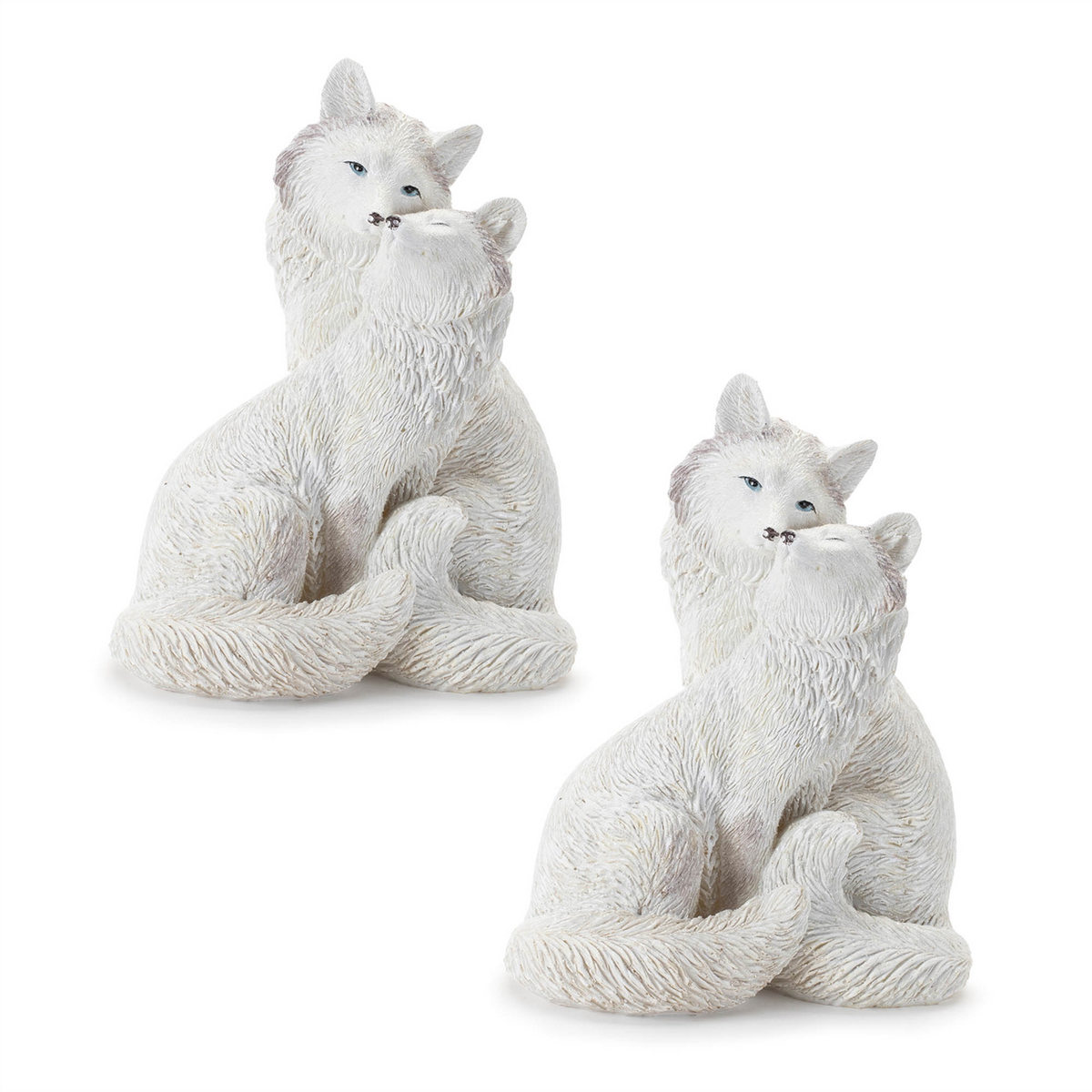 Winter Fox Couple Figurine (Set of 2) -Ship Only
