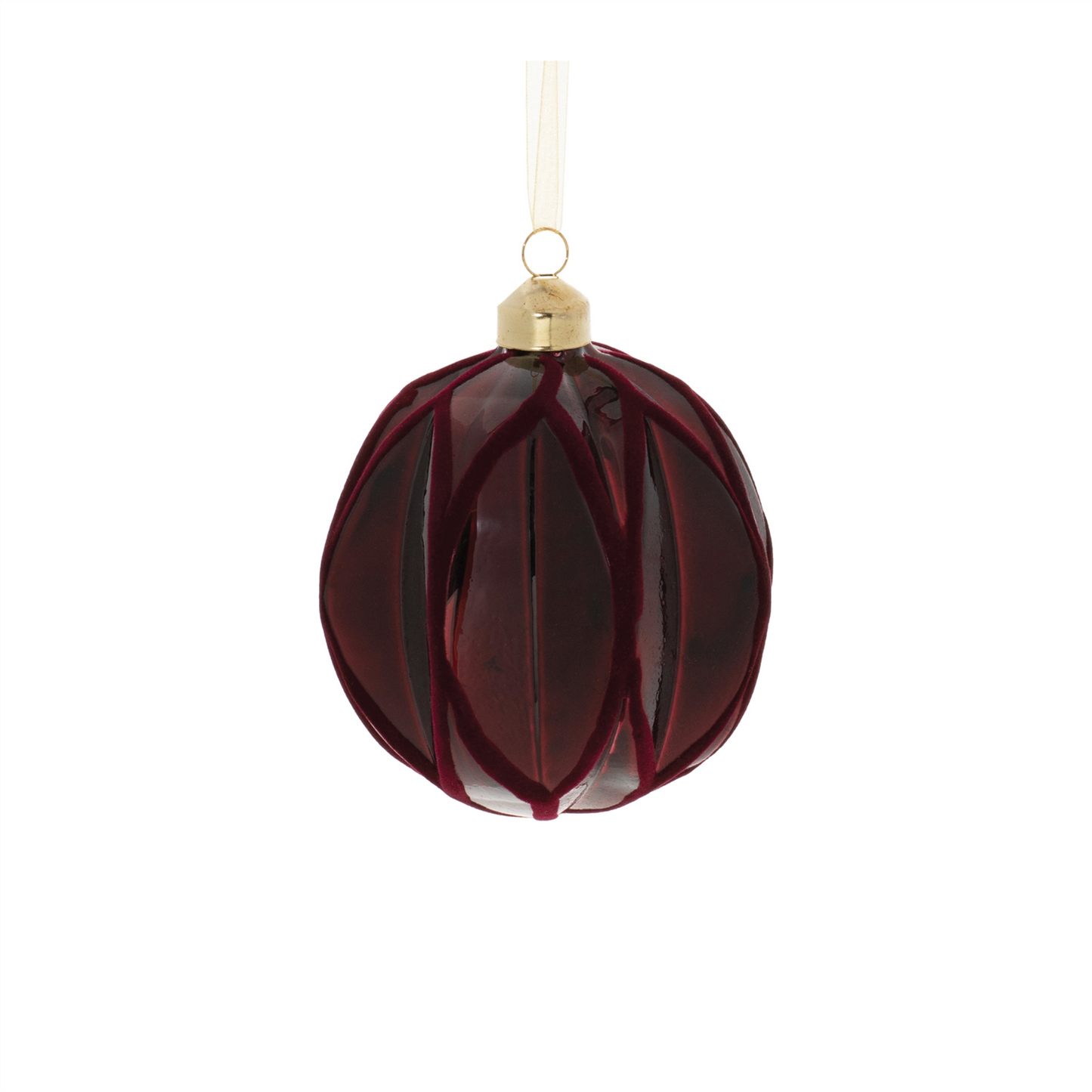 Velvet Glass Ornament (Set of 6)