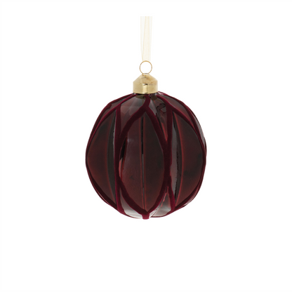 Velvet Glass Ornament (Set of 6)