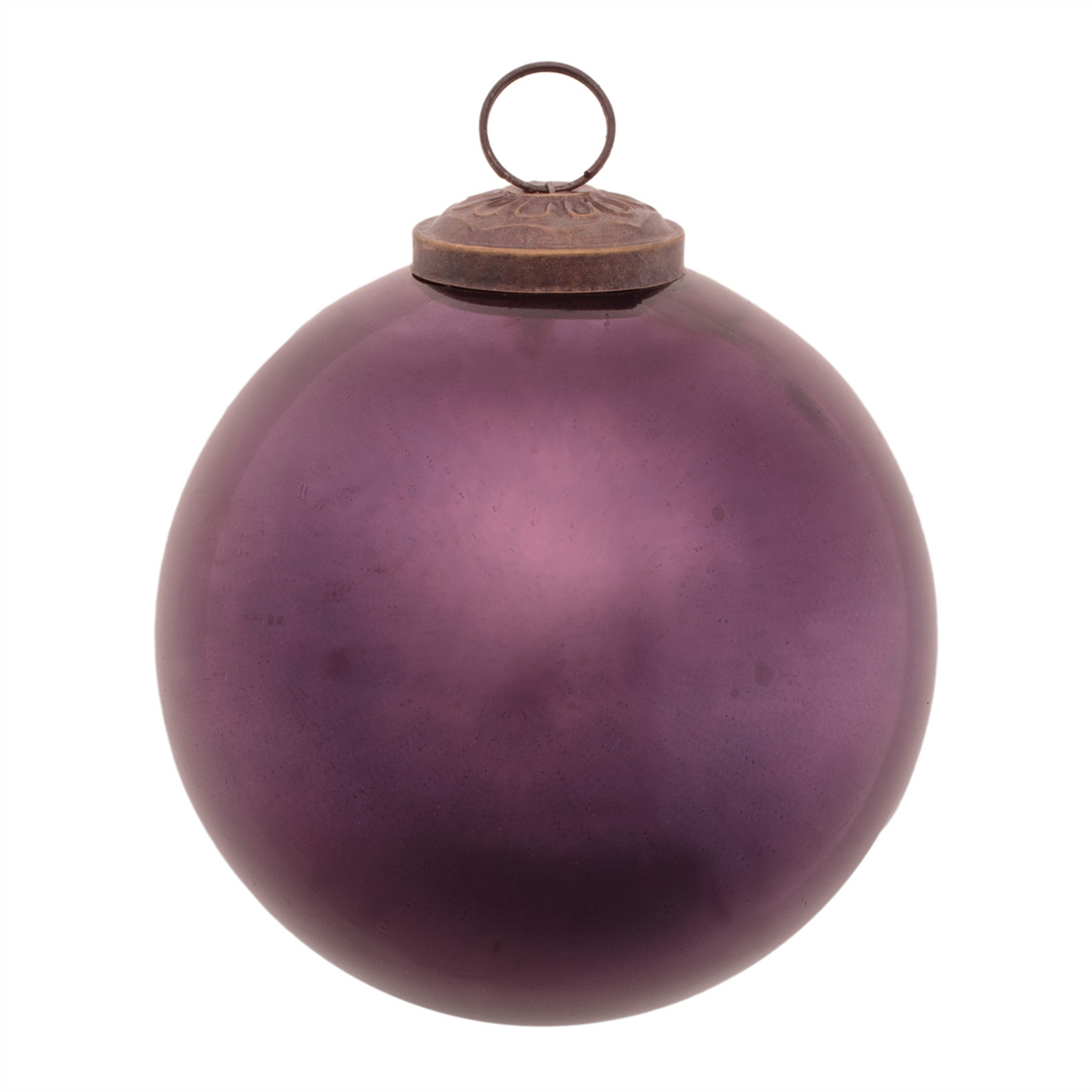 Ball Ornament (Set of 12) 3"D, 4"D Glass -Ship Only