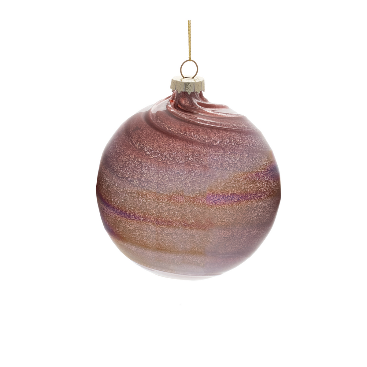 Ornament (Set of 6) 4"H, 4"D, 6"H Glass
