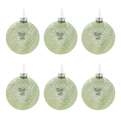 Beaded Glass Ball Ornament (Set of 6)
