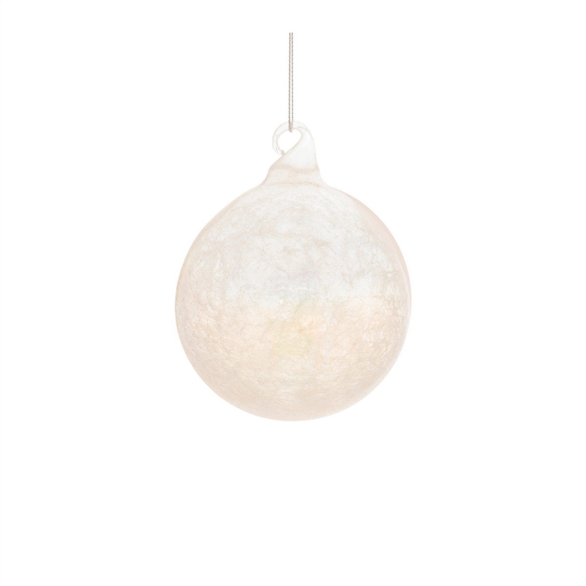 Ornament (Set of 6) 3"D, 3.75"H, 5.5"H Glass -Ship Only