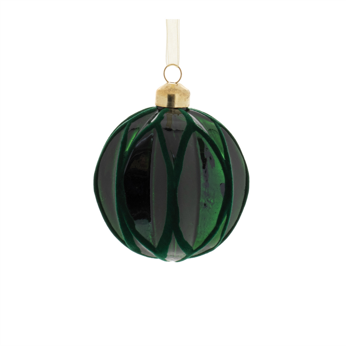 Ornament (Set of 12) 3"D, 3.5"H, 5"H Glass -Ship Only