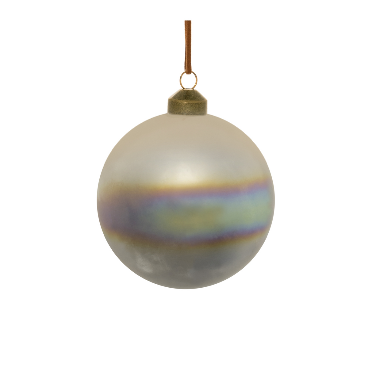 Ornament (Set of 6) 4"D, 4"H, 6"H Glass -Ship Only