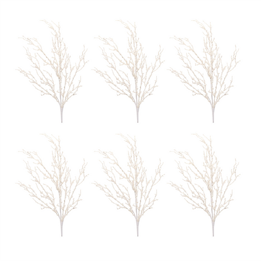 Glitter Stem (Set of 6) 35”H Plastic -Ship Only