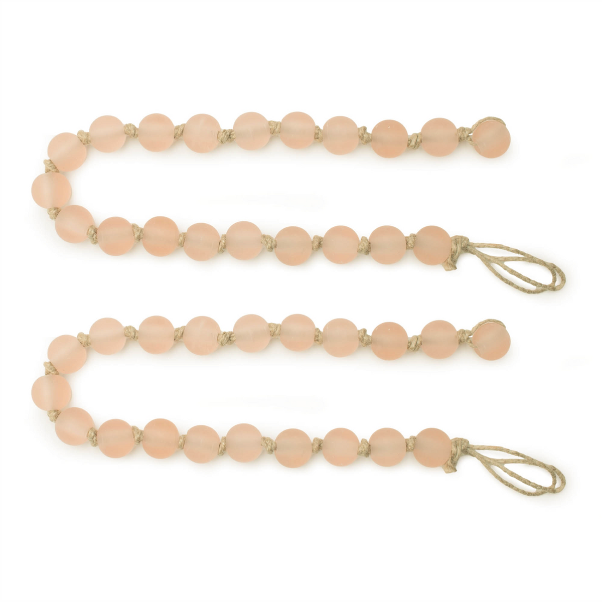 Frosted Glass Bead Garland (Set of 2)