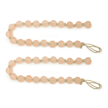 Frosted Glass Bead Garland (Set of 2)