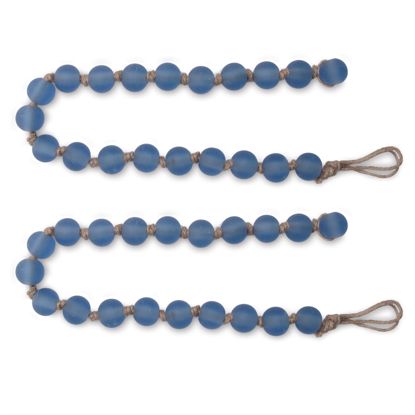 Frosted Glass Bead Garland (Set of 2)