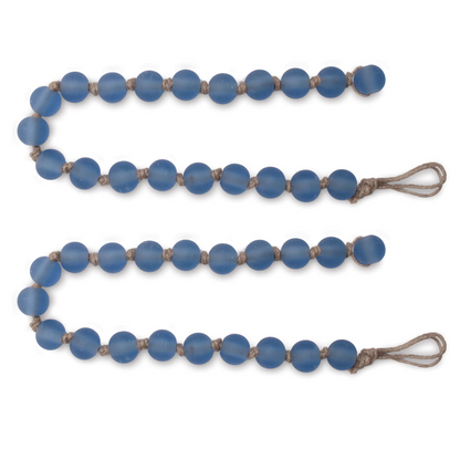 Frosted Glass Bead Garland (Set of 2)