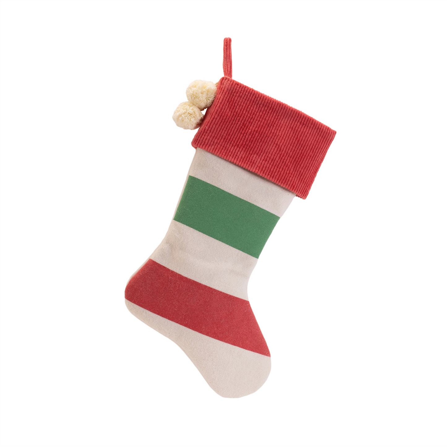 Striped Wool Stocking (Set of 2)
