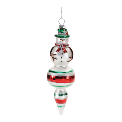 Snowman Drop Ornament (Set of 12)