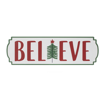 Metal Holiday Sentiment Plaque (Set of 3)