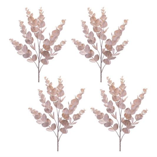 Eucalyptus Spray (Set of 4) 24”H Plastic -Ship Only