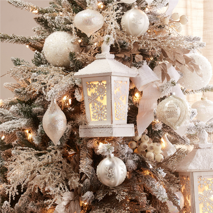 LED Winter Lantern 14"H