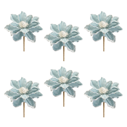 Magnolia Stem (Set of 6) 21.5”H Polyester -Ship Only