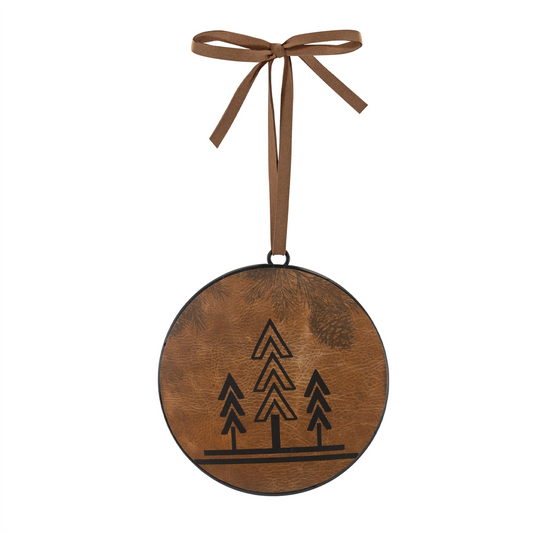 Bison Disc Ornament (Set of 12)