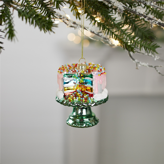 Layered Cake Ornament (Set of 6)