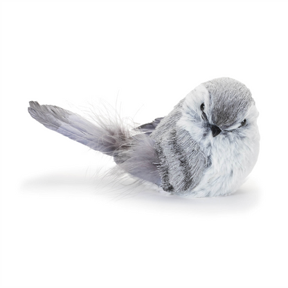 Feathered Bird Shelf Sitter (Set of 12)