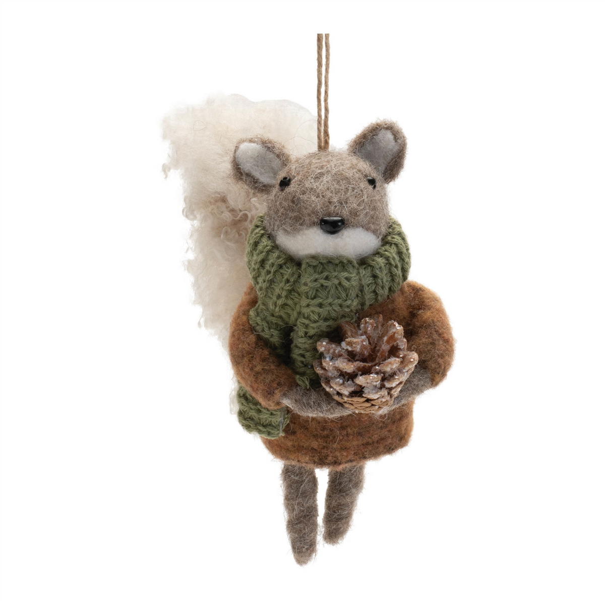 Felt Squirrel and Fox Ornament (Set of 12) -Ship Only